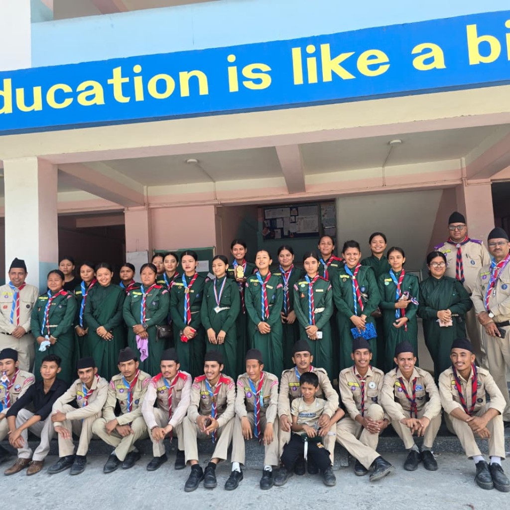 विश्व आदर्शमा स्काउटको ‘ट्रेसल रेस’ प्रतियोगिता सम्पन्न, विभिन्न ट्रुपबीच प्रतिस्पर्धा विश्व आदर्शमा स्काउटको ‘ट्रेसल रेस’ प्रतियोगिता सम्पन्न, विभिन्न ट्रुपबीच प्रतिस्पर्धा