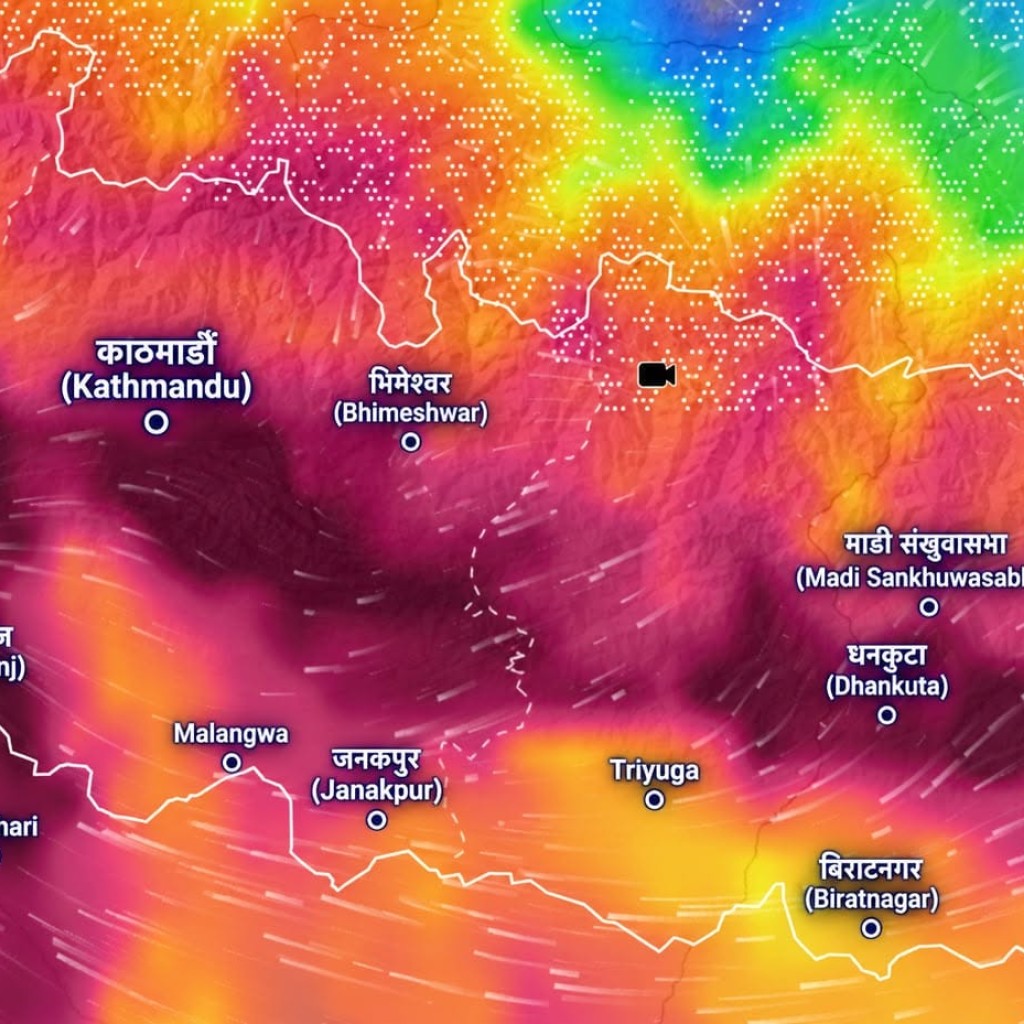 बंगालको खाडीको प्रणालीको प्रभाव नेपालमा पर्न सक्ने, असोज ८–१२ सम्म भारी वर्षाको सम्भावना